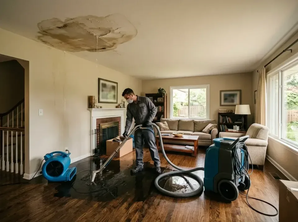 attic-pipe-burst-ceiling-drip-008 — frequently asked questions, Water Damage Restoration & Carpet Care in Ward, AR